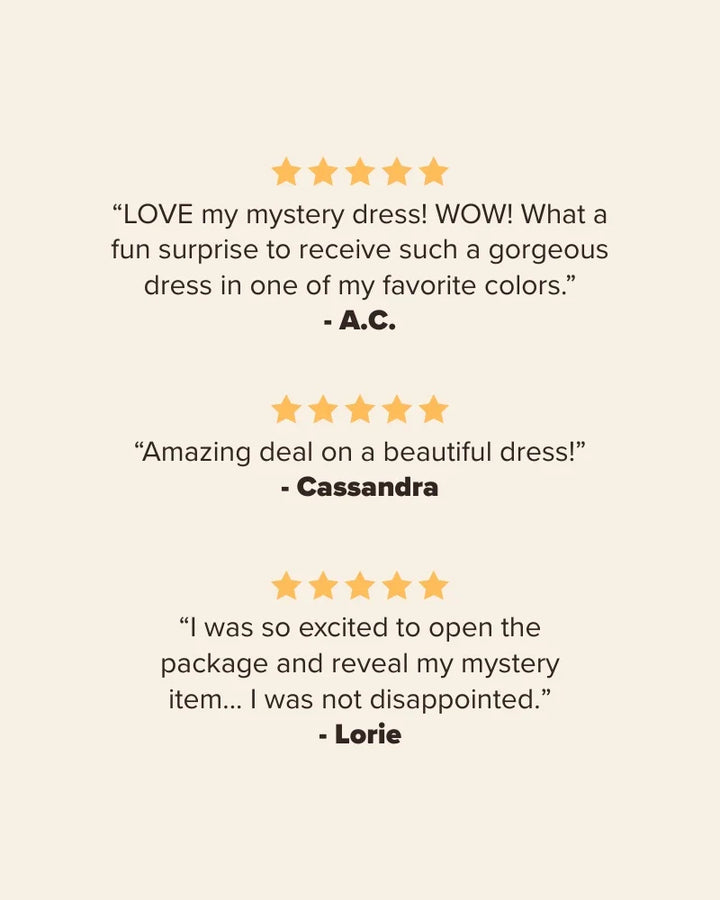 Mystery Dress - Final Sale