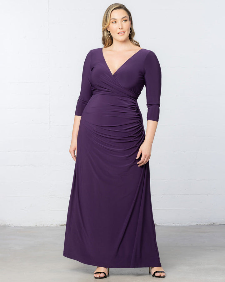 Gala Glam Evening Gown with Sleeves - Sale!