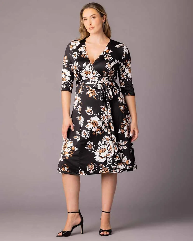 Signature Print Wrap Dress - Sale!