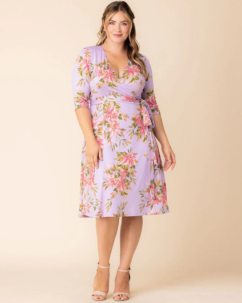 Signature Print Wrap Dress - Sale!