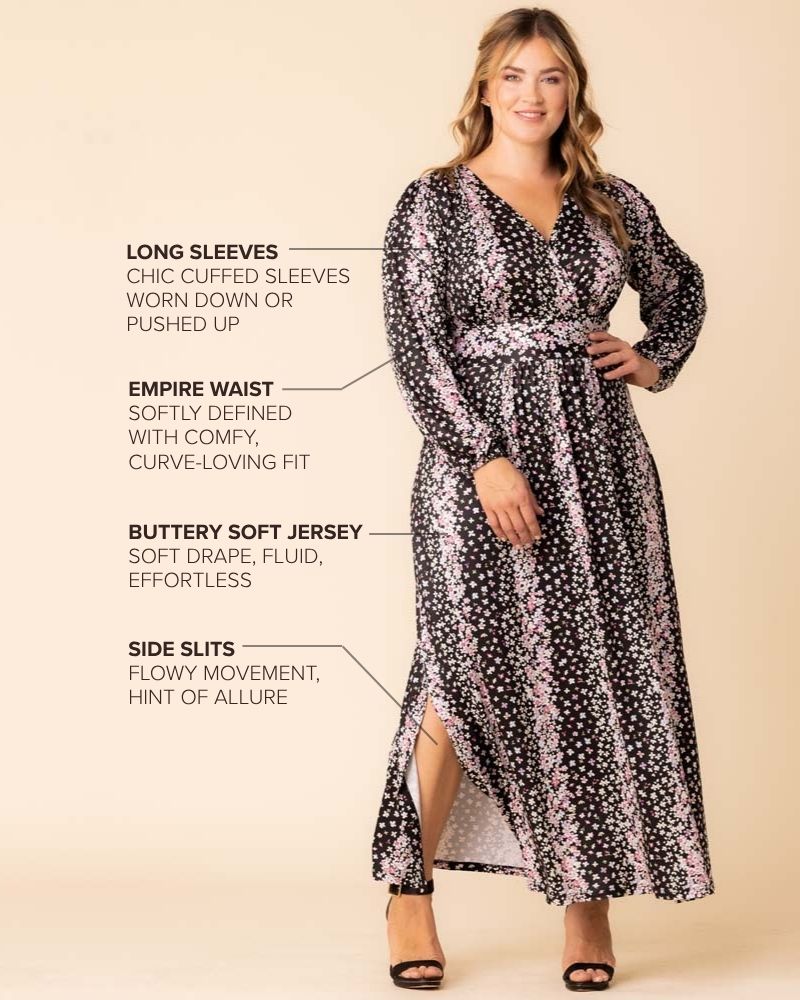 Delete - Kelsey Long Sleeve Maxi Dress - Sale!