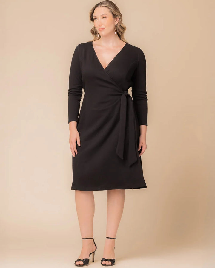 London Sweater Knit Wrap Dress - Sale!