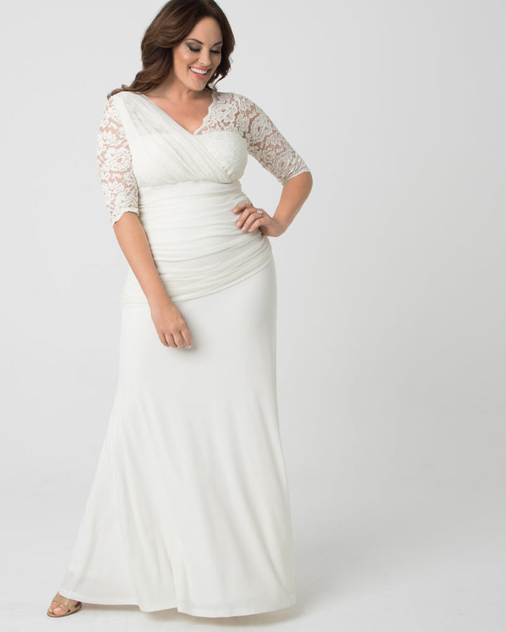 Elegant Aisle Wedding Gown