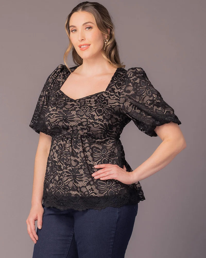 Winsome Lace Peplum Top - Sale!