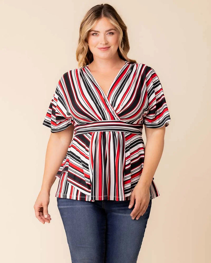 Delete - Boulevard Striped Top - Sale!