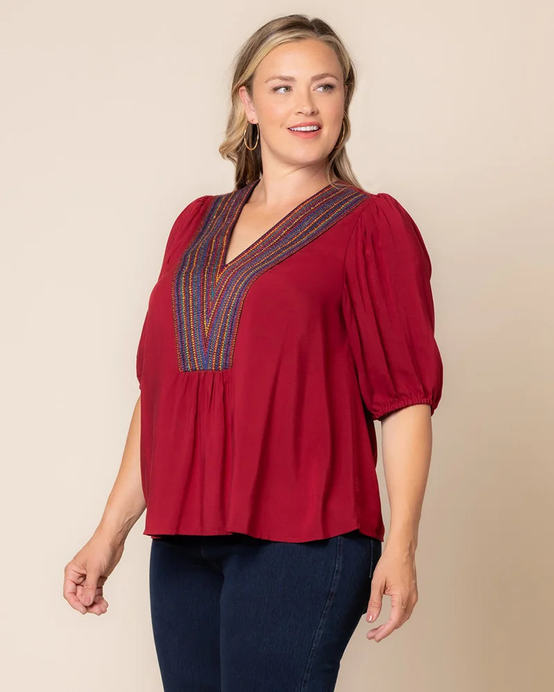 Tacoma Trim Neckline Top
