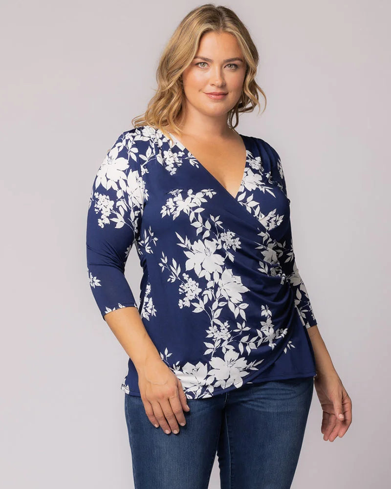 Femme Fatale Faux Wrap Top - Sale!