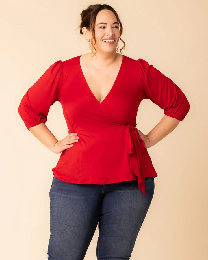Nina Wrap Top