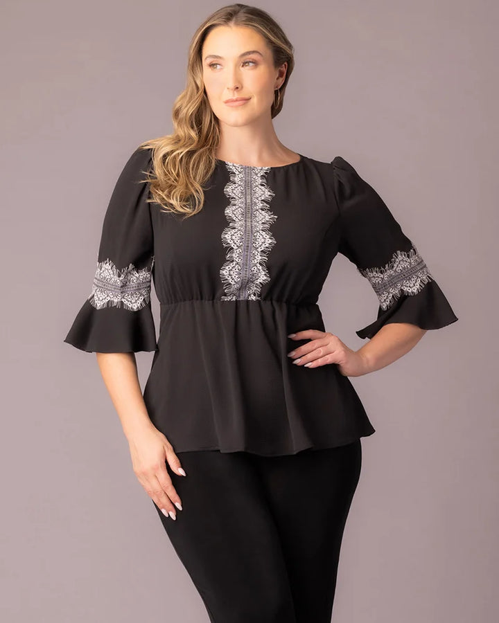 Chateau Lace Trim Top