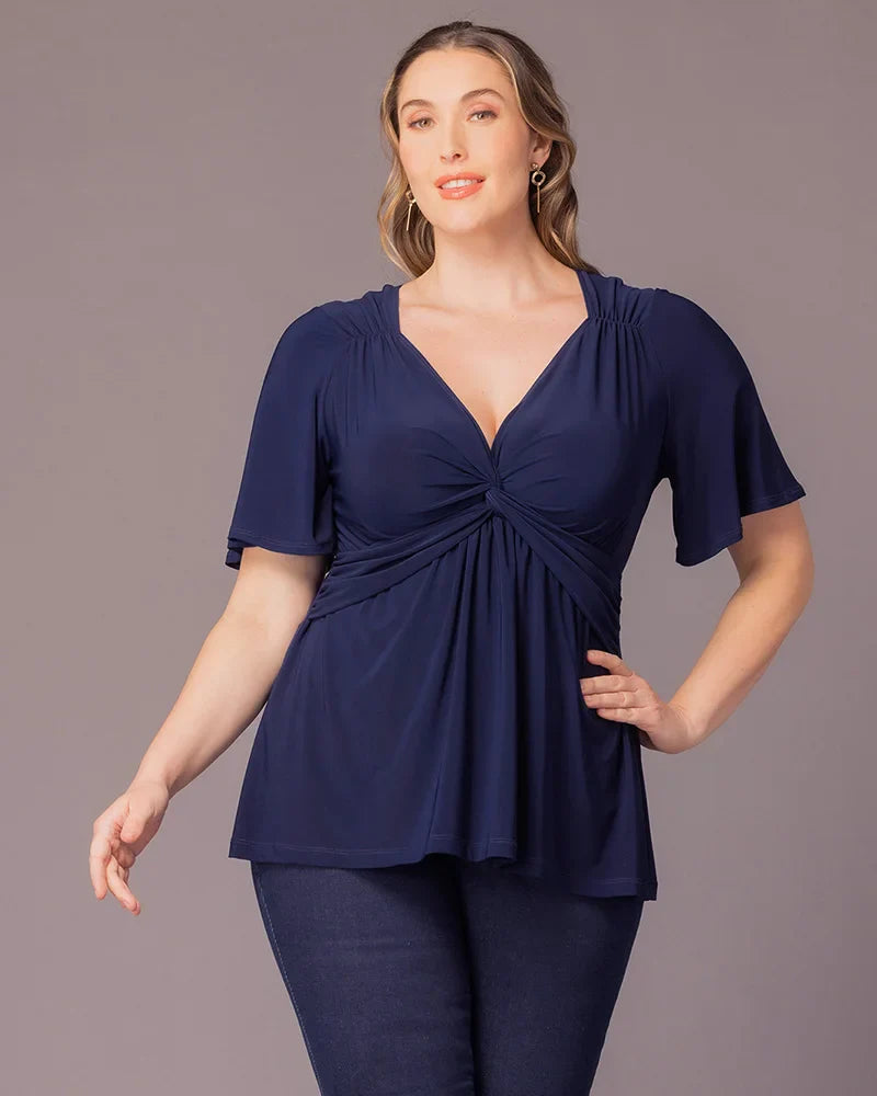 Abby Twist Front Top