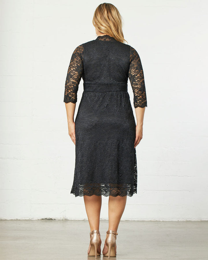 Scalloped Boudoir Lace Dress