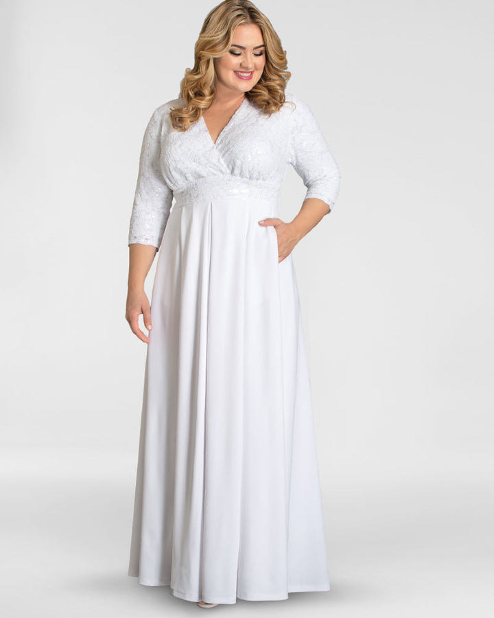 Starlight Sequined Wedding Gown