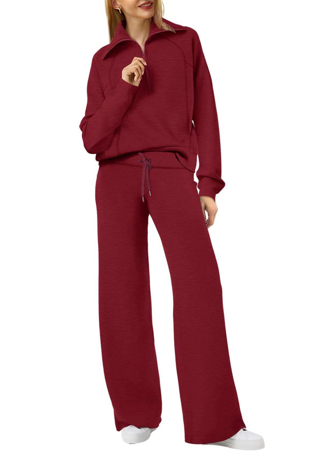 Casual Sports 2-Piece Set for Women, Autumn Winter Outfit