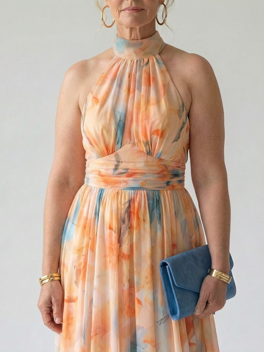 Stella &amp; Grace | Soft Halter Midi Dress