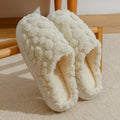 Soft Plush Fleece Slippers for Women and Men, Slip-On