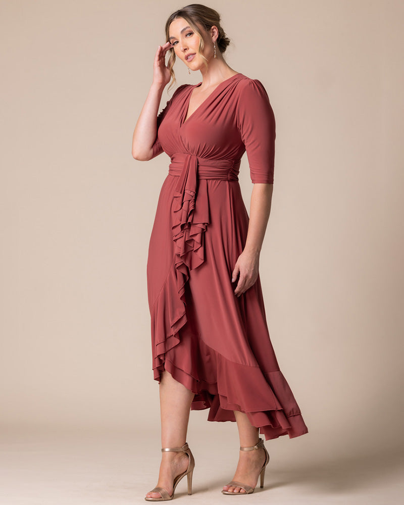 Veronica Ruffled Evening Gown - Sale!