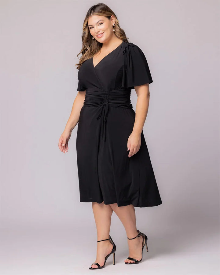 Jemma Ruched Tie Dress