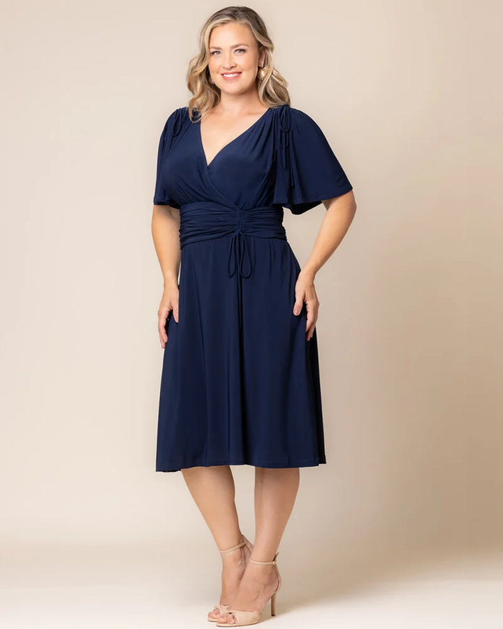 Jemma Ruched Tie Dress