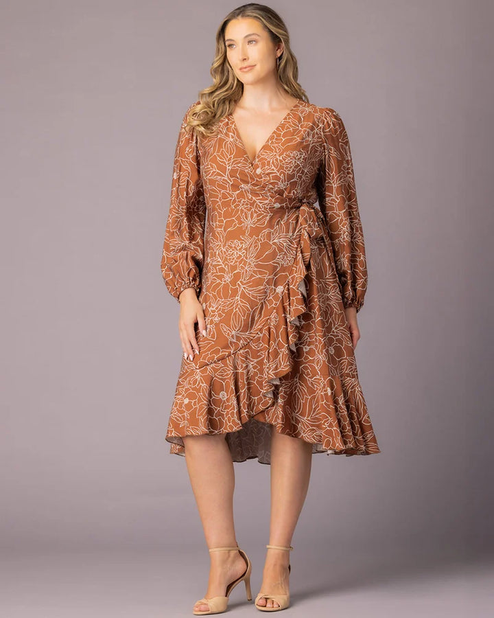 Julia Long Sleeve Wrap Dress - Sale!