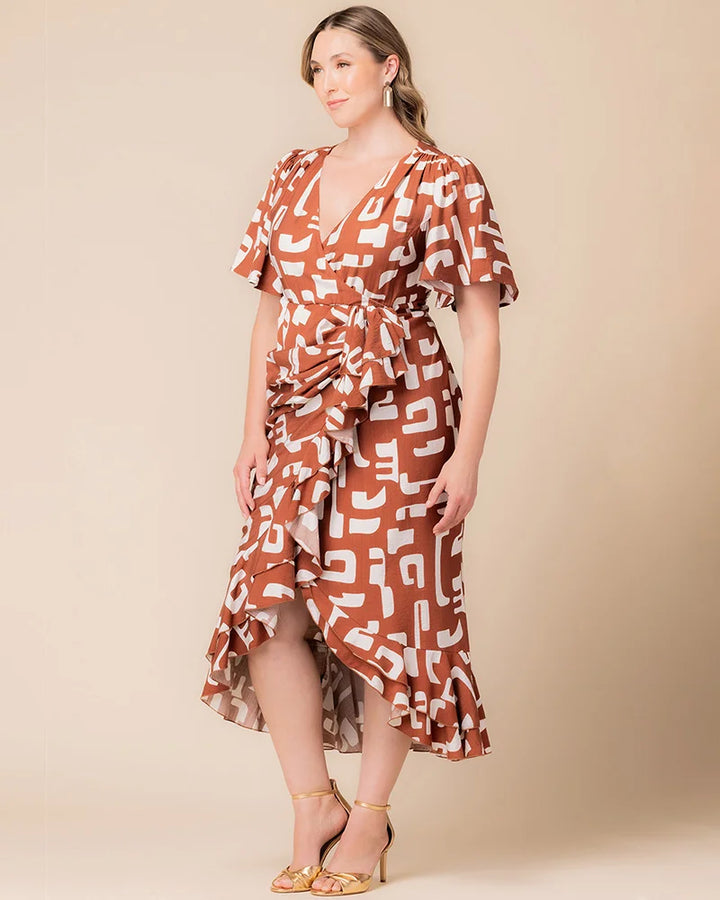 Alexandra Faux Wrap Dress - Sale!