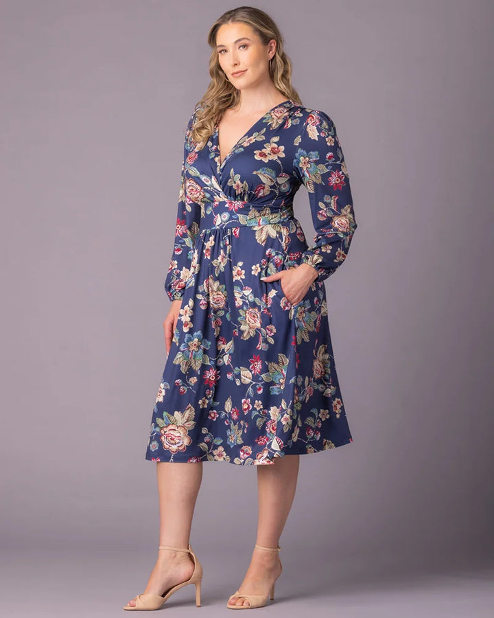 Diana Long Sleeve Midi Dress