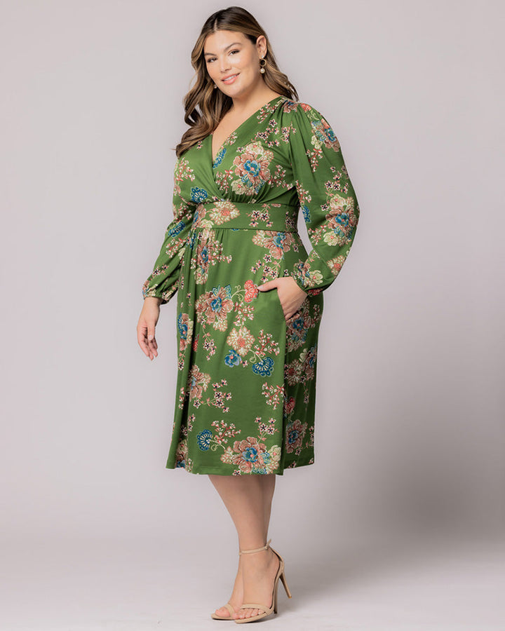 Diana Long Sleeve Midi Dress - Sale!