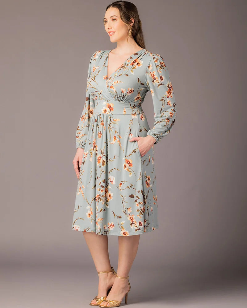Diana Long Sleeve Midi Dress - Sale!