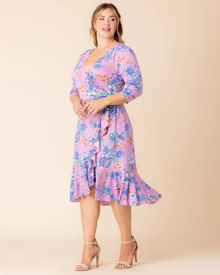 Flirty Flounce Wrap Dress - Sale!