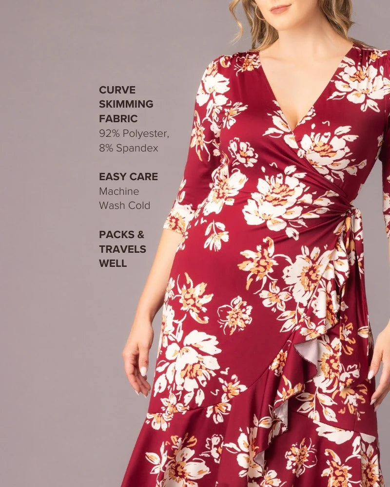 Flirty Flounce Wrap Dress - Sale!