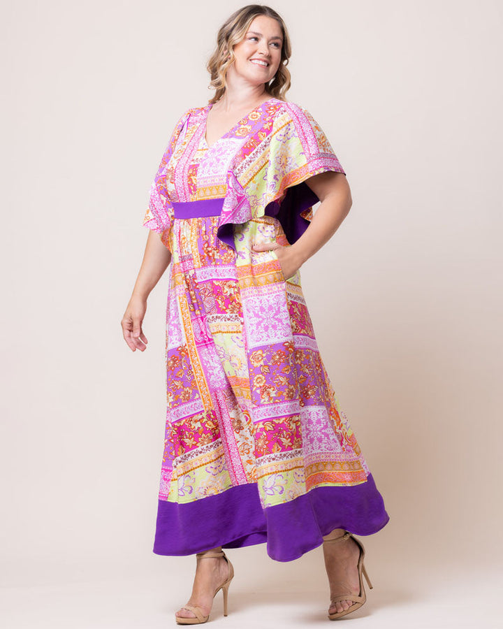 Mediterranean Breeze Boho Maxi Dress - Sale!