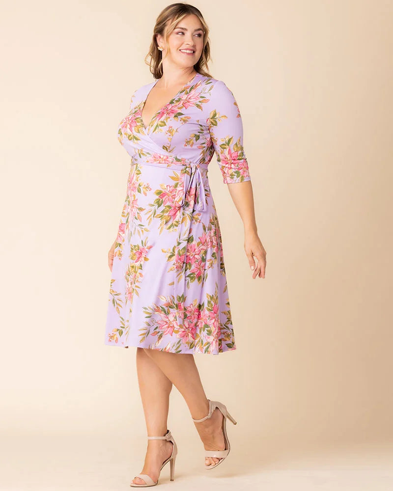 Signature Print Wrap Dress - Sale!