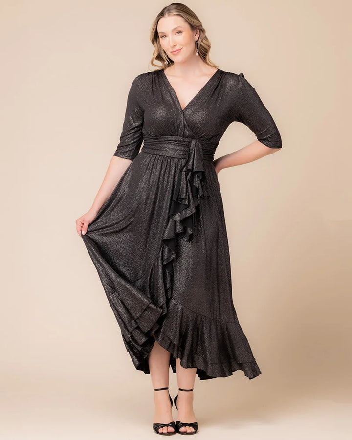 Glimmer Ruffle Evening Gown - Sale!