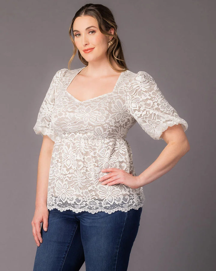 Winsome Lace Peplum Top - Sale!