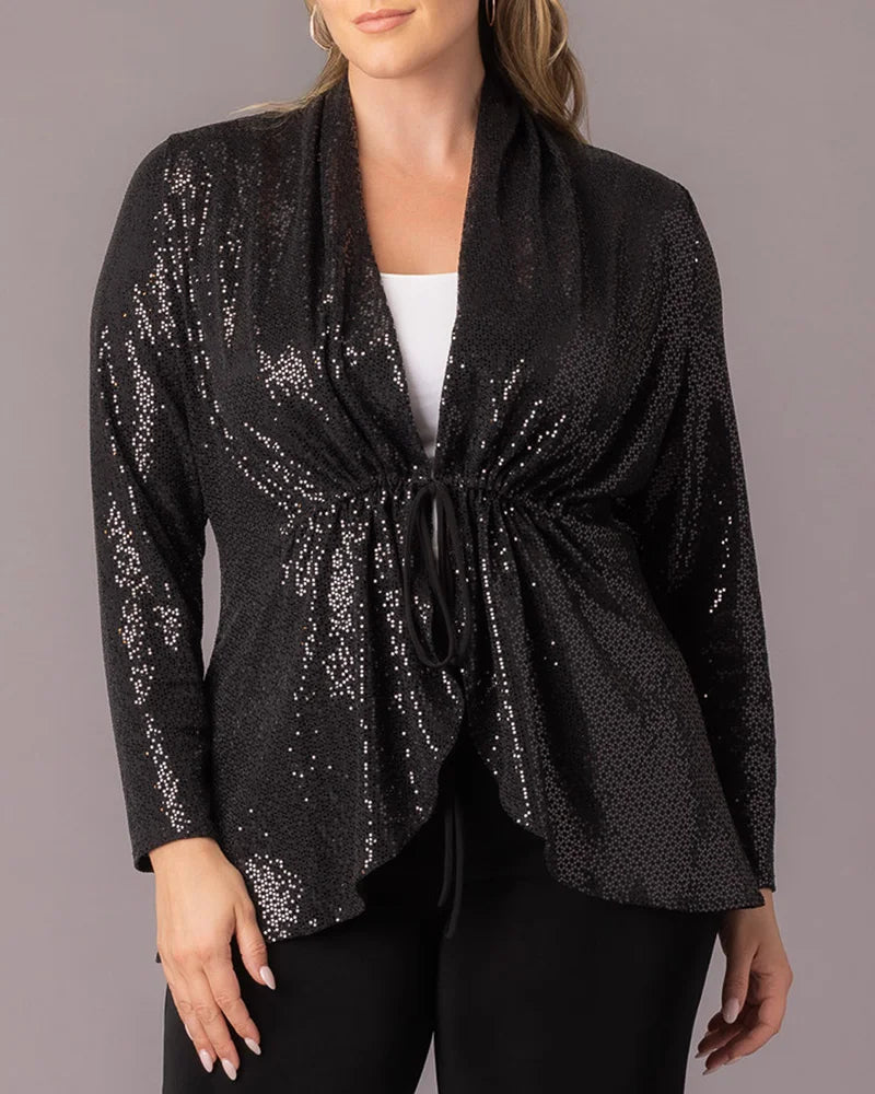 Glitz and Glam Sequin Cardigan