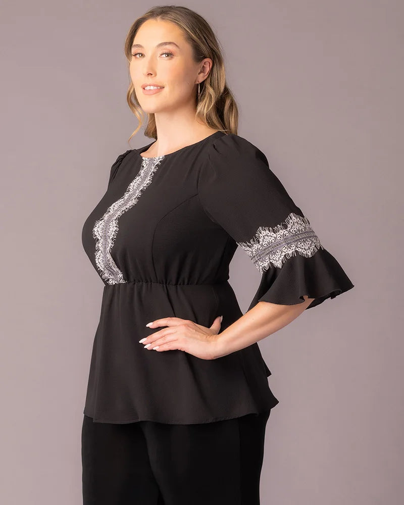 Chateau Lace Trim Top
