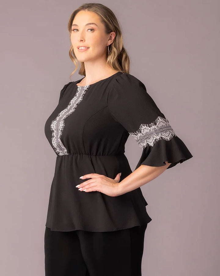 Chateau Lace Trim Top