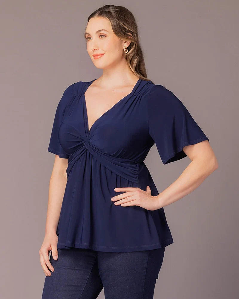 Abby Twist Front Top