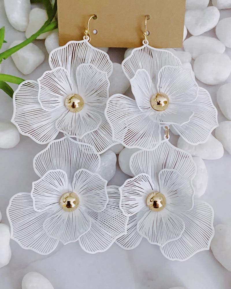 Royal Garden Double Bloom Earrings
