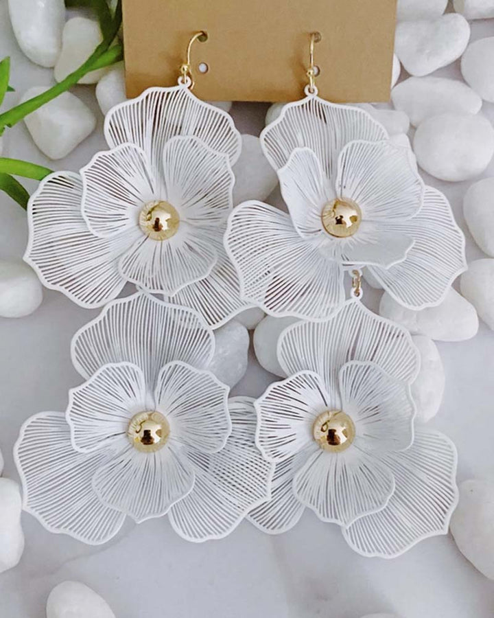 Royal Garden Double Bloom Earrings