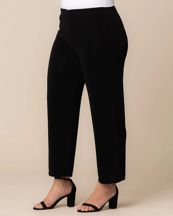 Classic Petite Pull-On Straight Leg Pants by Vikki Vi