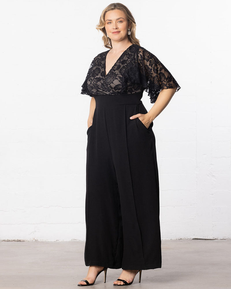 Helena Lace Jumpsuit - Sale!
