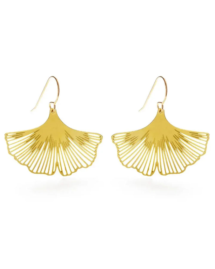 Ginkgo Leaf Earrings