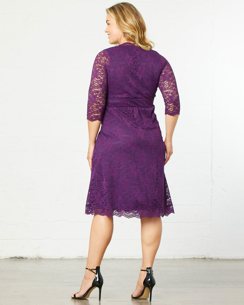 Scalloped Boudoir Lace Dress