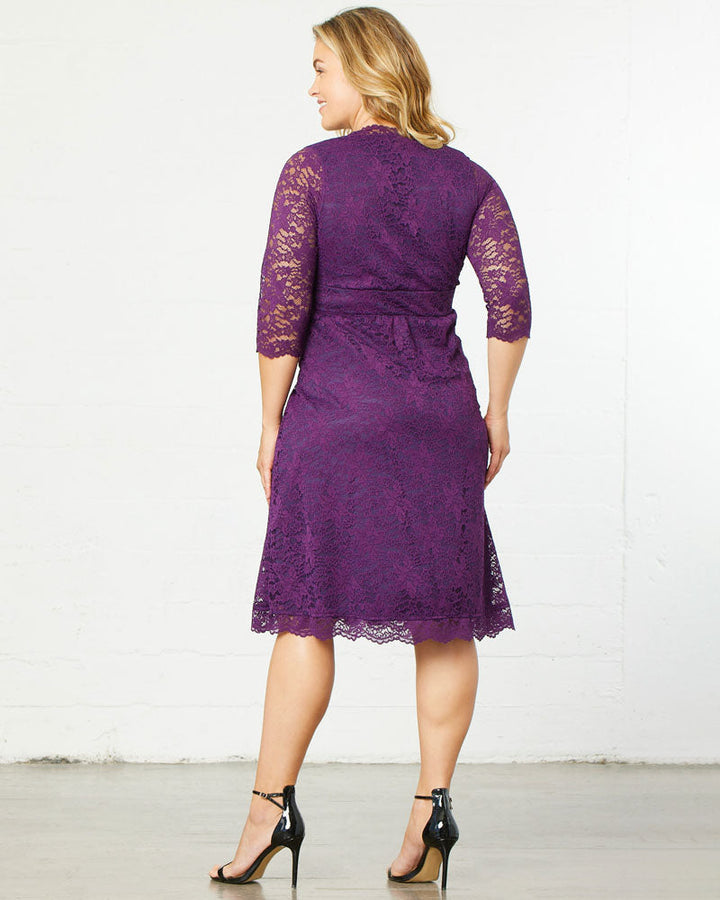 Scalloped Boudoir Lace Dress