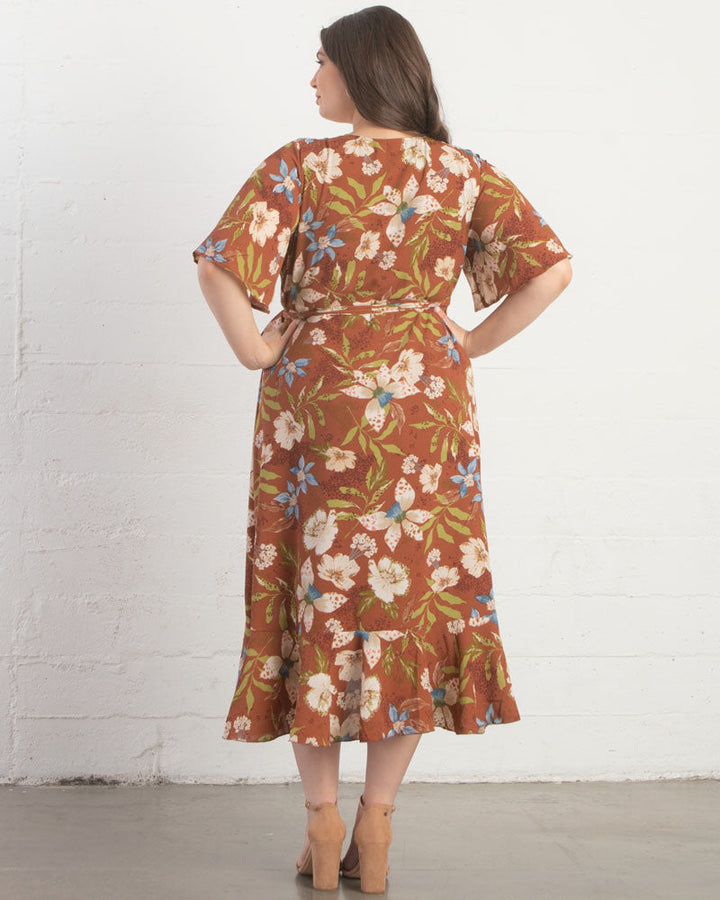 Chloe Crepe Wrap Dress - Final Sale!