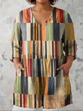 Lael | Long Blouse with V-Neck