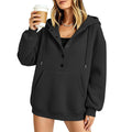 Loose Fit Pullover Hoodie with Pockets for Women