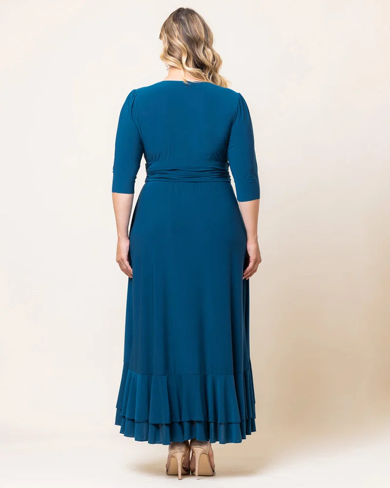 Veronica Ruffled Evening Gown