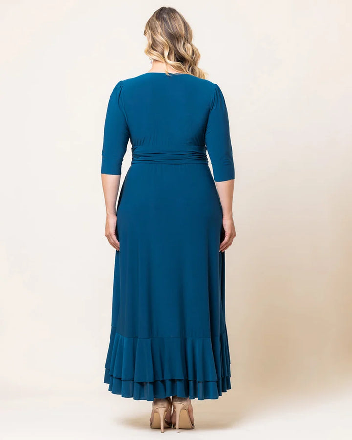 Veronica Ruffled Evening Gown