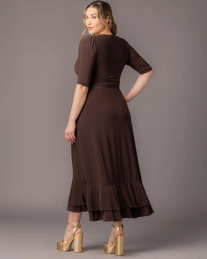 Veronica Ruffled Evening Gown